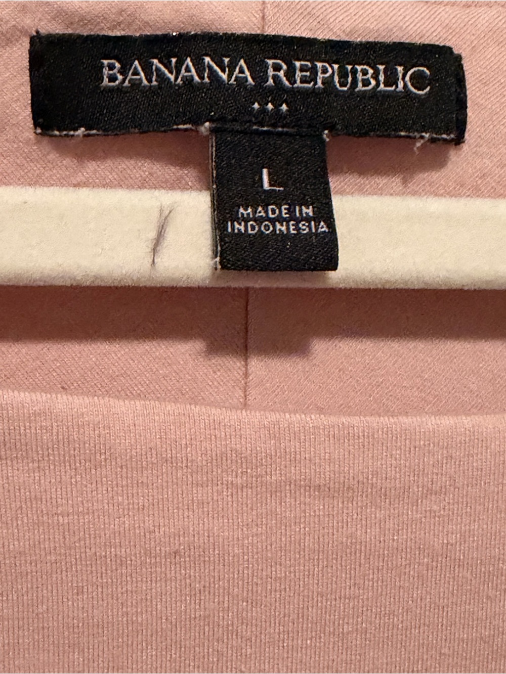 Banana Republic Long Sleeve Boatneck Top in Blush Tan - Picture 5 of 9